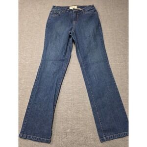 Sonoma Life Style Women Blue Wash Denim Straight Leg Jeans Size‎ 6